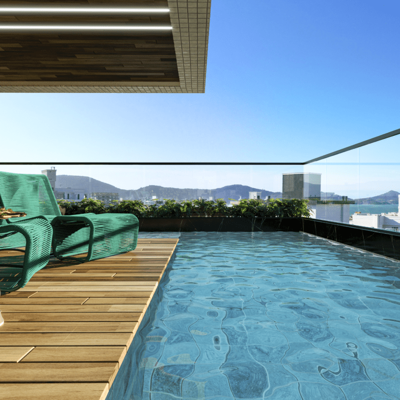 018 023 R.SANTOS SUNSET R PISCINA IMAGEN FINAL - Rocccoimob Inmobiliaria en Bombinhas