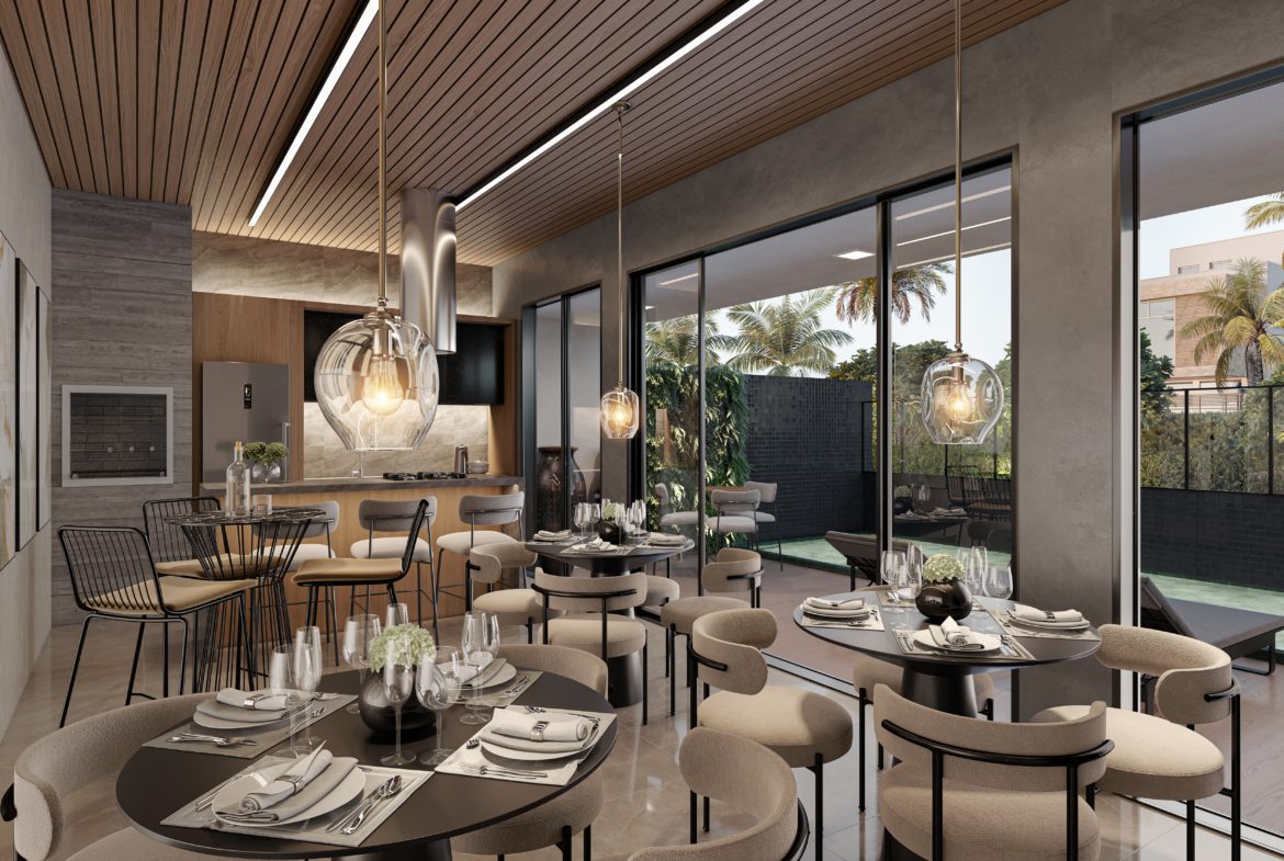 07 Salão de festas Interactive LightMix - Rocccoimob Imobiliária em Bombinhas