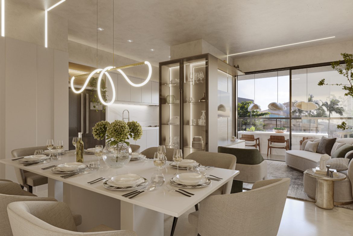 LIVING apto TIPO 02 FINALIZADA - Rocccoimob Imobiliária em Bombinhas