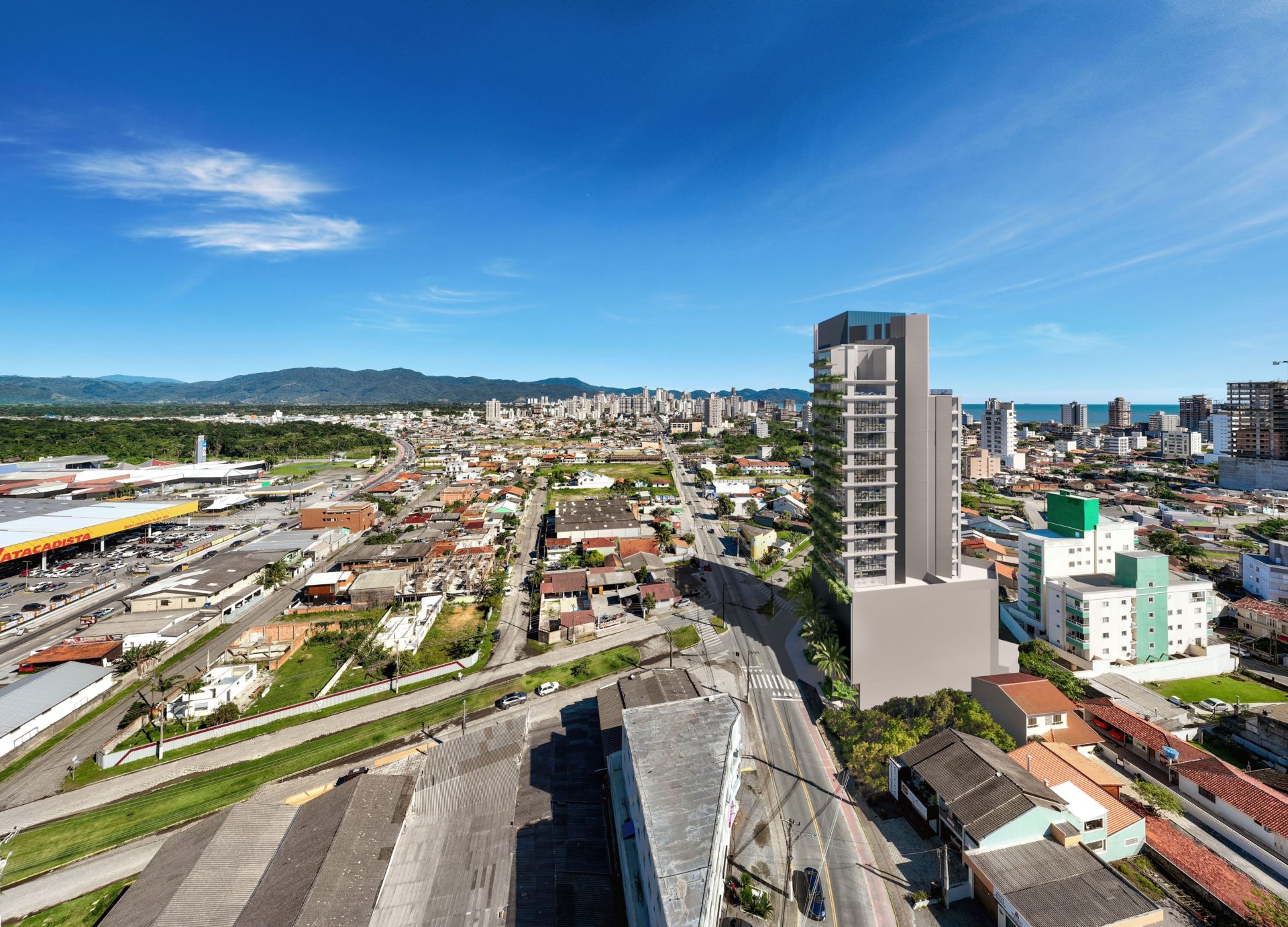 0 Locação 2 Real Drone Brickell Business Mattos Incorporadora - Rocccoimob Imobiliária em Bombinhas