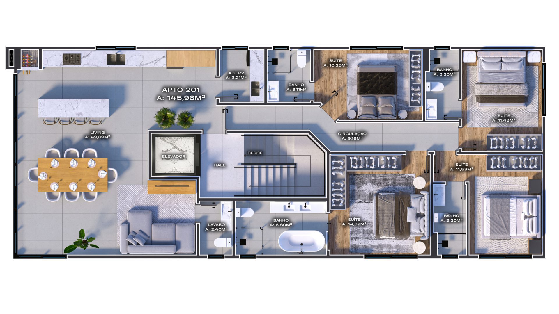001 025 VS CONSTRUTORA PBH PVTO TIPO - Roccoimob Bienes Raíces en Bombinhas 001 025 VS CONSTRUTORA PBH PVTO TIPO scaled - Rocccoimob Inmobiliaria en Bombinhas
