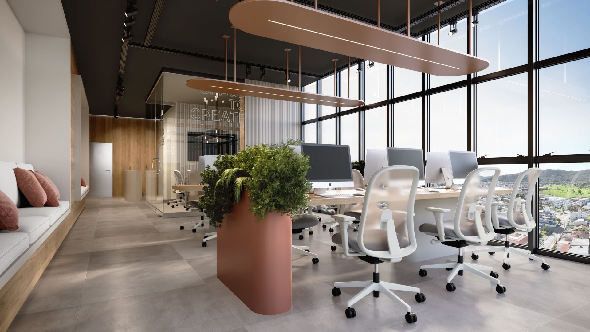 5 Vista 2 Fundos Salas Final 1 Brickell Business Mattos Incorporadora - Rocccoimob Imobiliária em Bombinhas