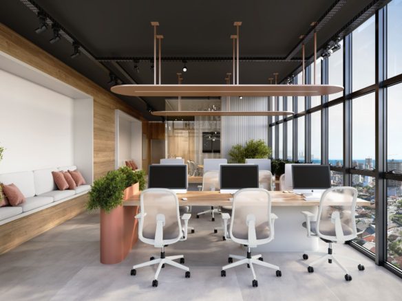 5 Vista Fundos Salas Final 1 Brickell Business Mattos Incorporadora - Rocccoimob Imobiliária em Bombinhas