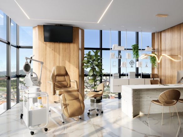 6 Vista 2 Frente Salas Final 2 Brickell Business Mattos Incorporadora - Rocccoimob Imobiliária em Bombinhas