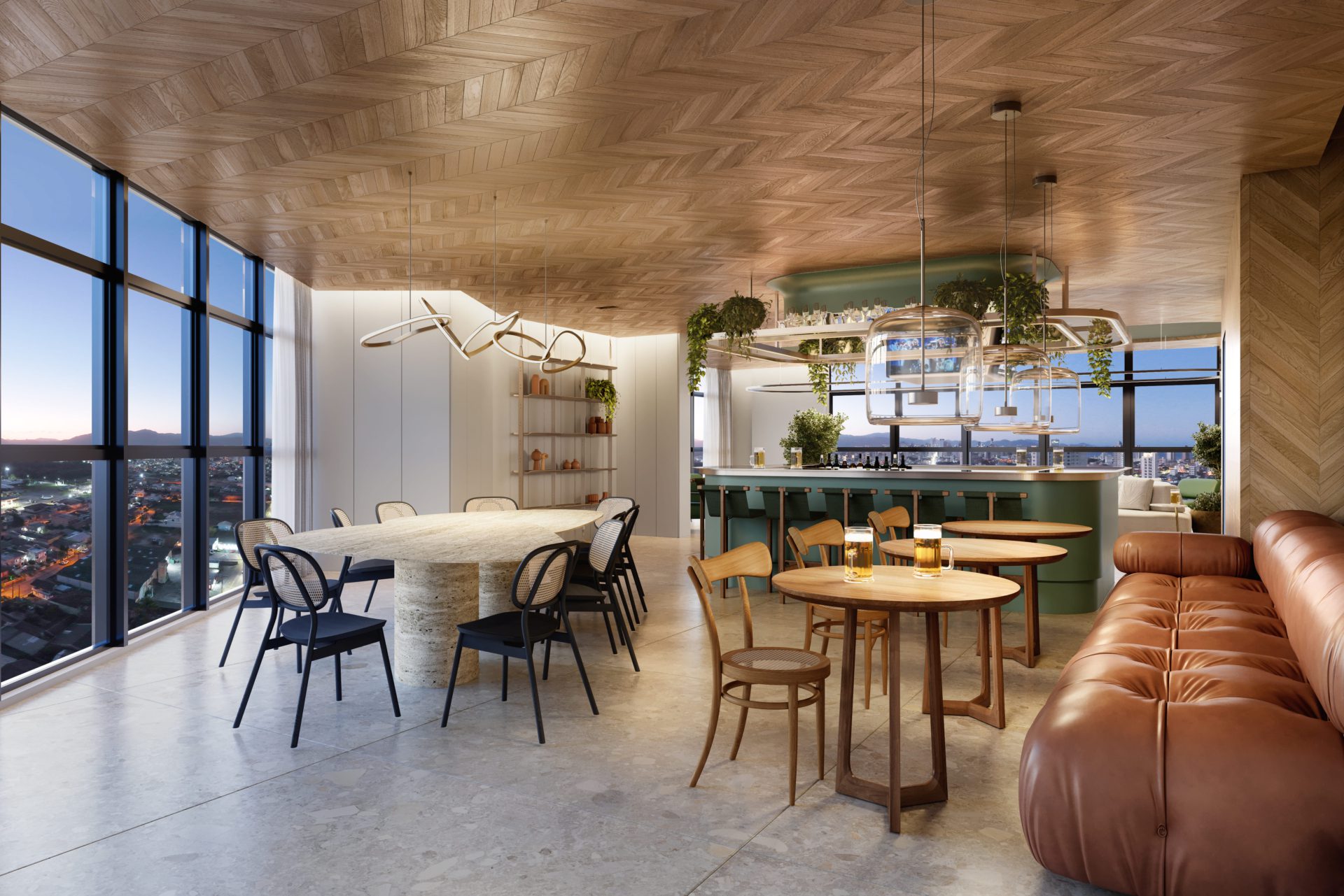 9 Rooftop 2 Brickell Business Mattos Incorporadora - Rocccoimob Imobiliária em Bombinhas