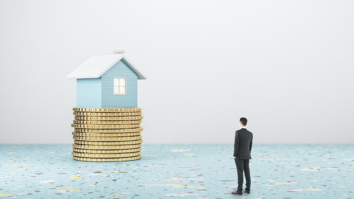 Arquitectura urbana abstracta que representa la decisión inmobiliaria a largo plazo - Rocccoimob Real Estate en Bombinhas