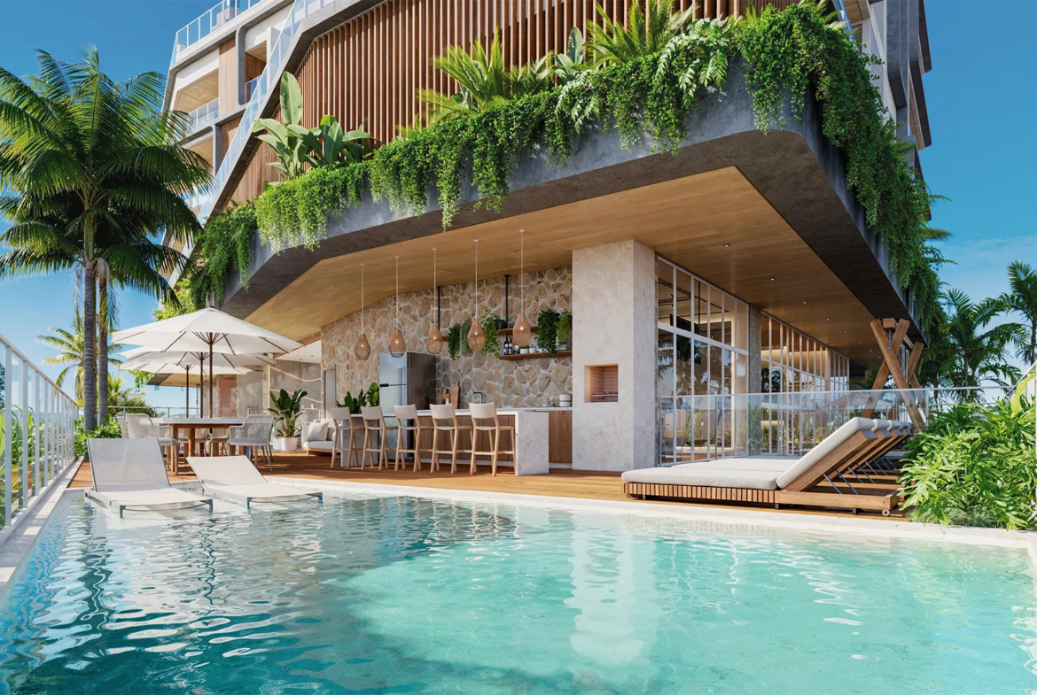 Piscina com churrasqueira - Rocccoimob Imobiliária em Bombinhas