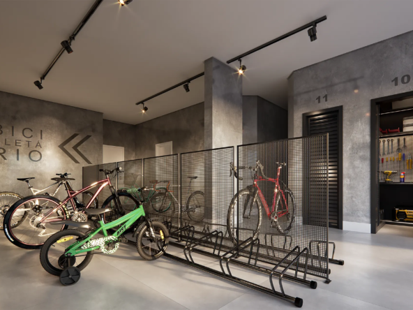 Bicicletario ATEN - Rocccoimob Imobiliária em Bombinhas