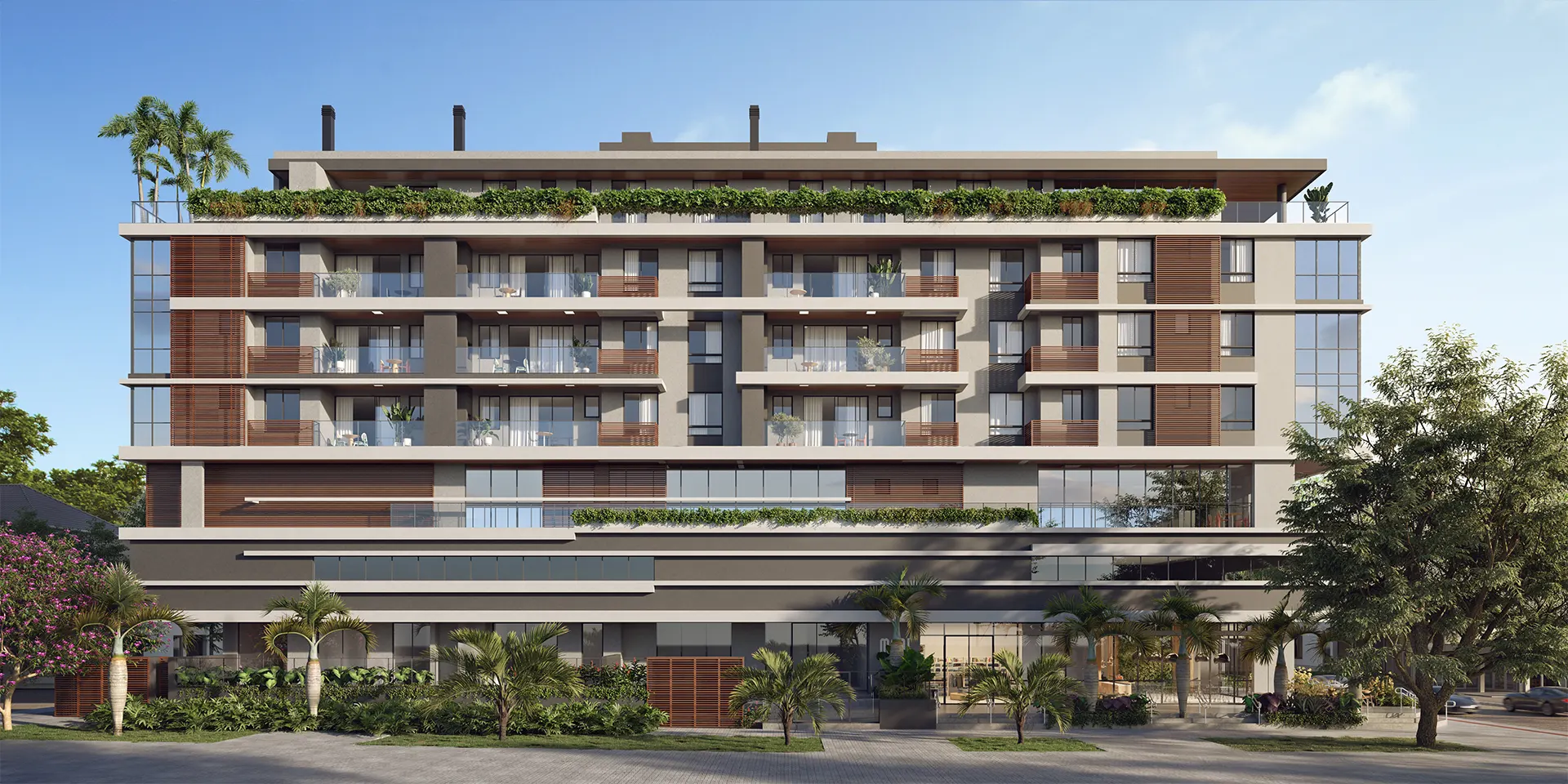 Fachada Lateral MOAI - Rocccoimob Imobiliária em Bombinhas