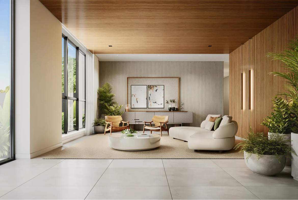 Hall de entrada MOAI - Rocccoimob Imobiliária em Bombinhas