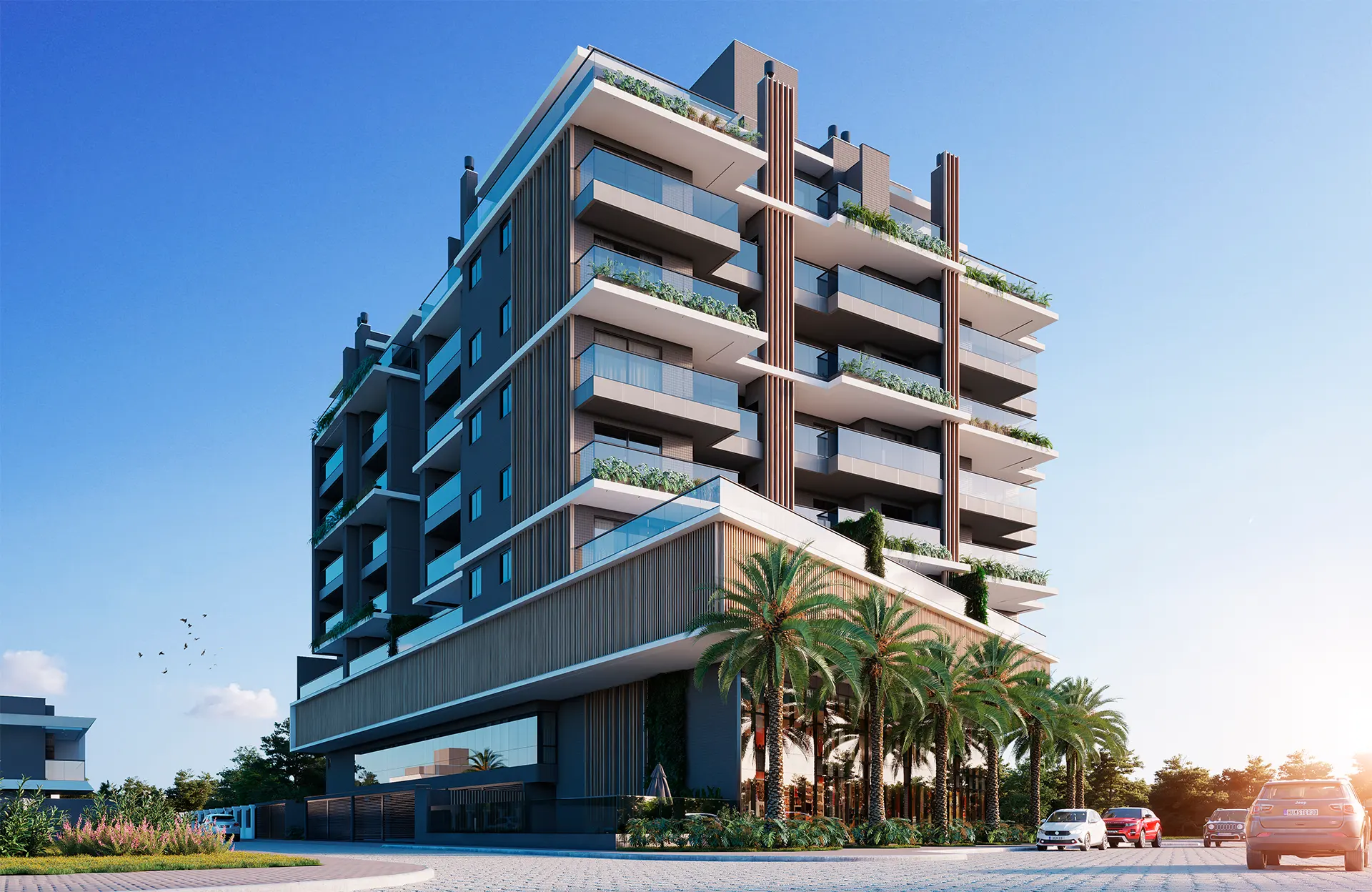 Fachada diagonal - Rocccoimob Imobiliária em Bombinhas