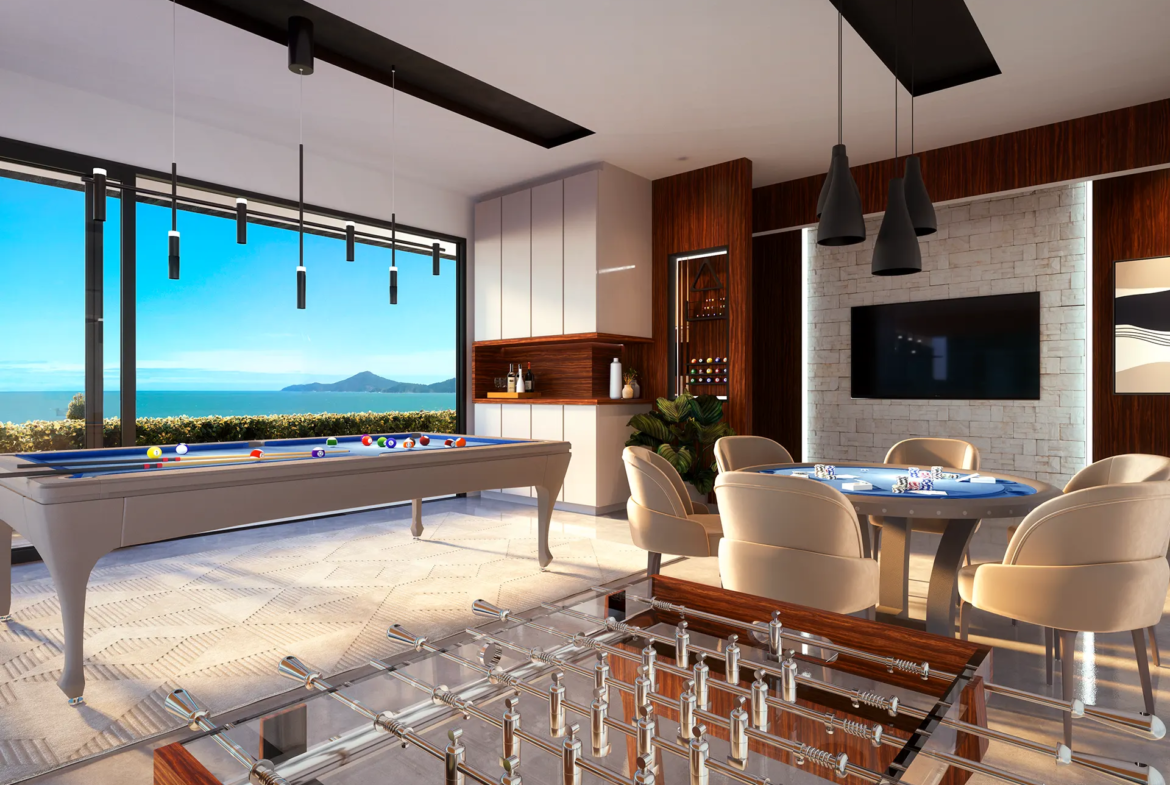 Salão de Jogos - Rocccoimob Imobiliária em Bombinhas