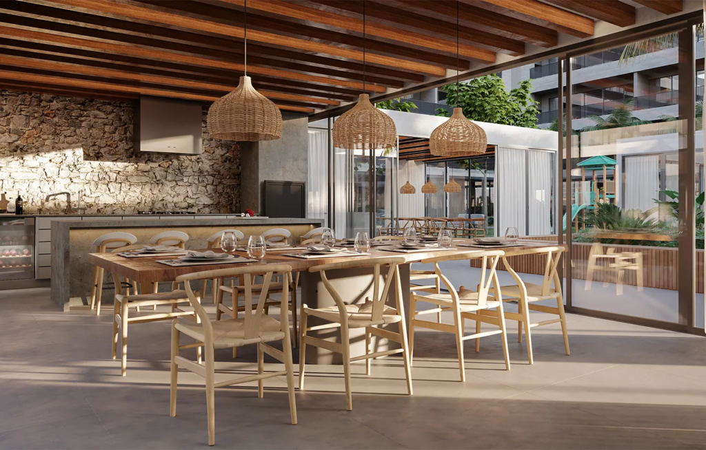 Vivapark Vértice churrasqueira - Rocccoimob Imobiliária em Bombinhas