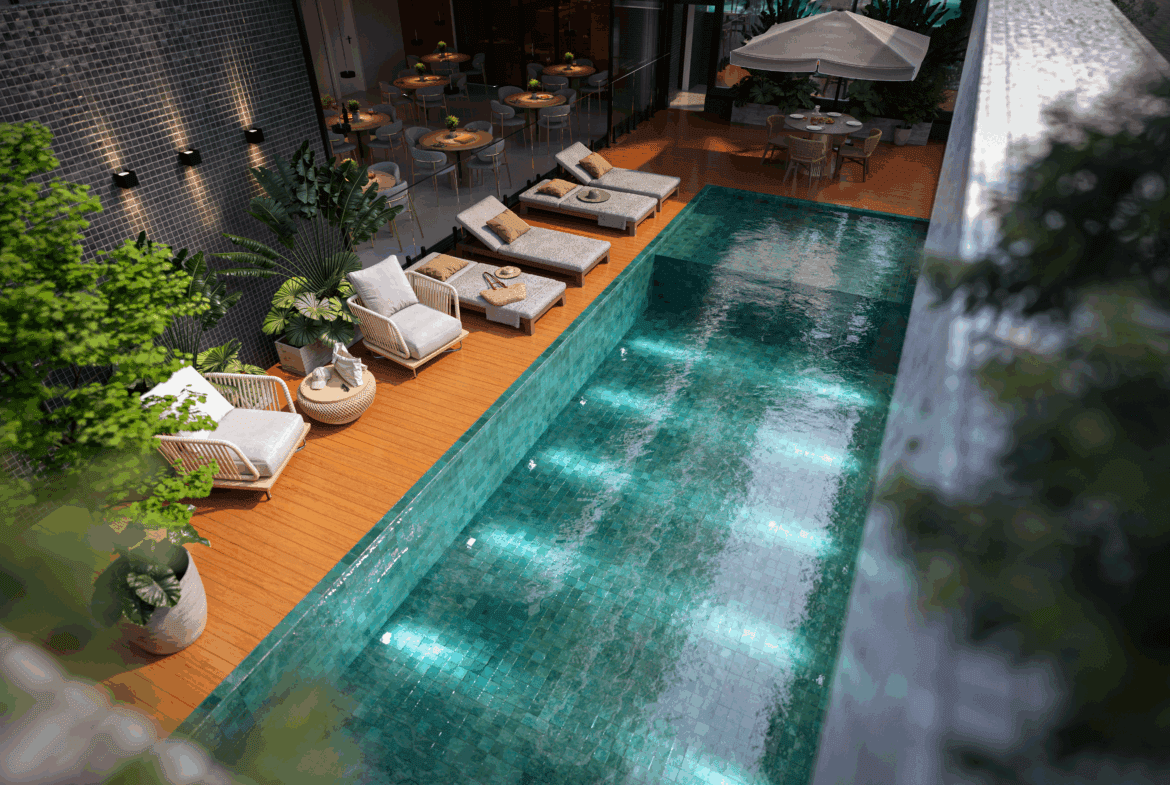 007 025 VINOTTI EMPREENDIMENTOS PISCINA 02 - Rocccoimob Imobiliária em Bombinhas