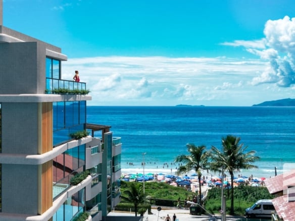 Sea Blue Exclusive: apartamento de 4 suítes a poucos passos da Praia de 4 Ilhas, Bombinhas - Rocccoimob Imobiliária em Bombinhas